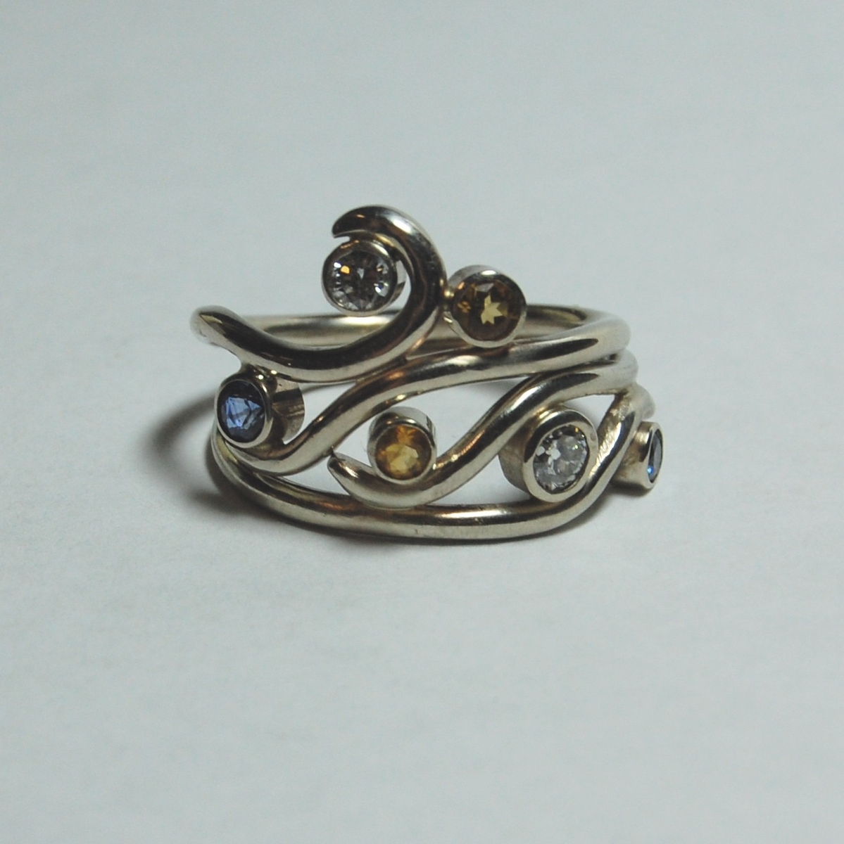 For Maya,â€ Wedding Ring Set by e. scott originals at CustomMade ...